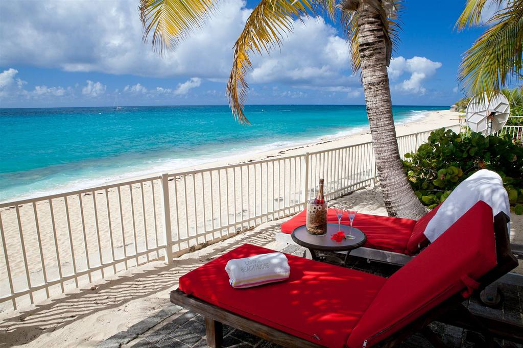 Baie Longue Beach house - beachfront villas st martin