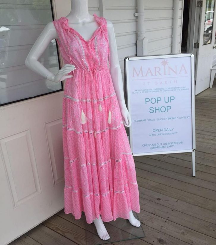 If you are looking for things to do in St Barth's, then why not spend a day in the beautiful boutiques. You will be sure to find something lovely to wear like this soft pink sun dress