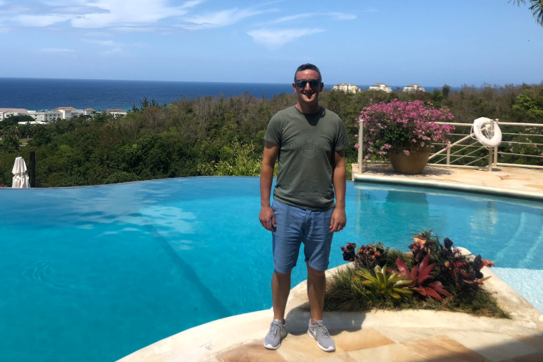 Sean Walsh at Indigo in Jamaica